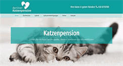 Desktop Screenshot of berliner-katzenpension.de