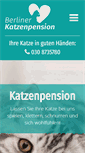 Mobile Screenshot of berliner-katzenpension.de